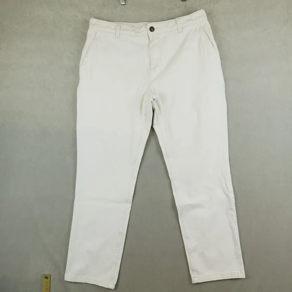 Mugsy Jeans North Shores Chino Khaki Pants Comfort Stretch Casual